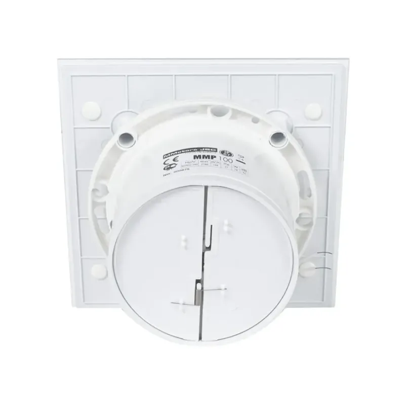 Designer avtrekksvifte MMP Ø100, 169 m³/t, glass, hvit og gull